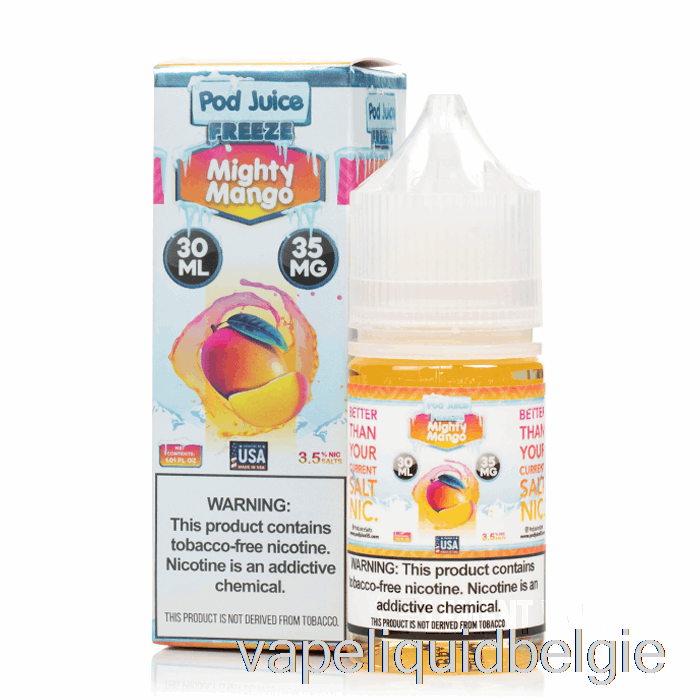 Vape Smaken Bevriezen Machtige Mango - Peulensap - 30 Ml 35 Mg